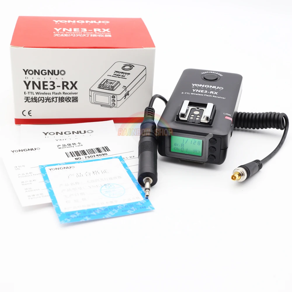 Yongnuo YN E3 RX e TTL Wireless Flash Receiver for YONGNUO YN568EX II YN565EX II YN600EX