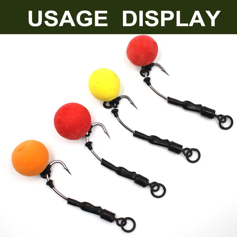 12/15PCS Carp Fishing Bait Foam Pop Up Carp Boilies Hair Rig Hookbait Artificial Pop Corn Method Feeder Carp Fishing