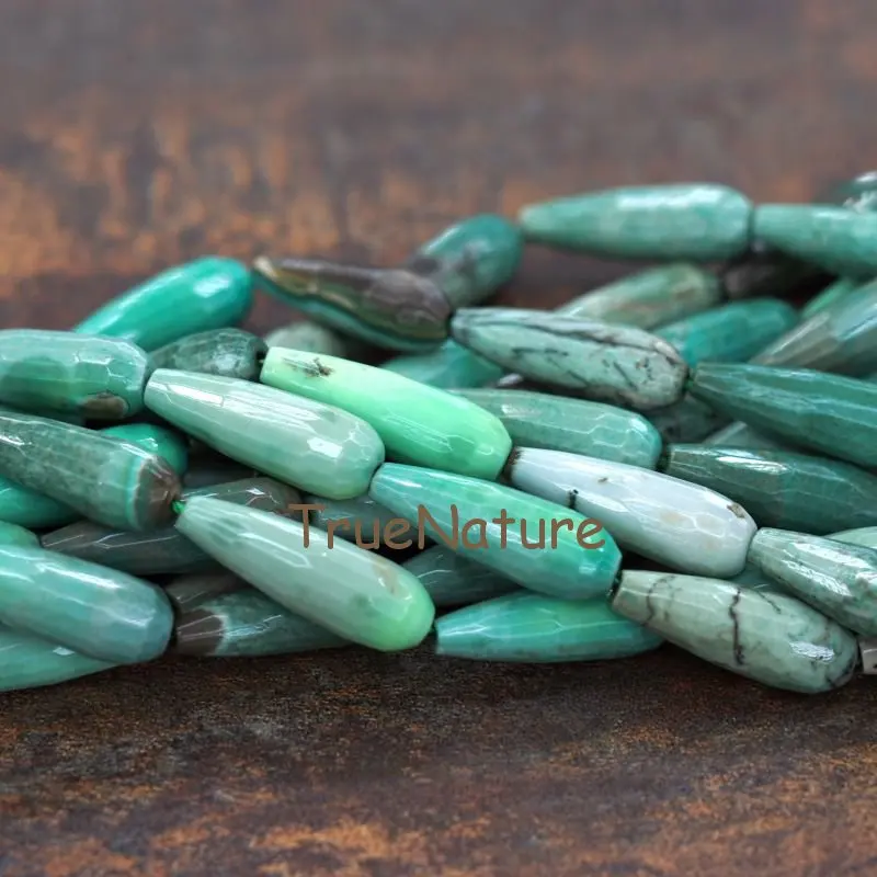 20170926-BE6134- Faceted Pear Shape Loose Beads-10x30mm-4.16g_4