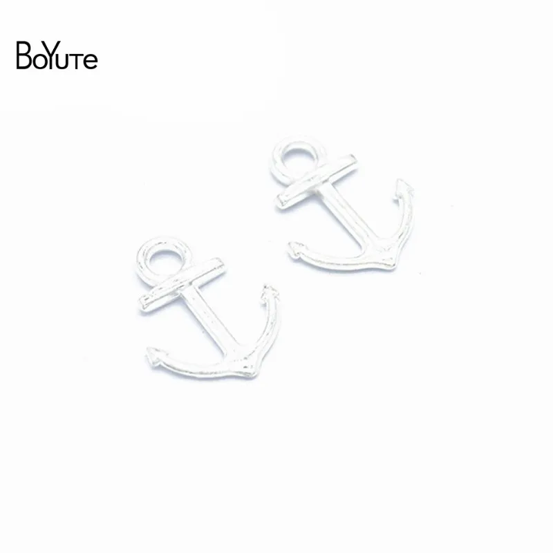 BoYuTe (100 PiecesLot) 6 Colors 1814MM Metal Alloy Sea Anchor Pendant Charms Diy Jewelry Accessories (3)