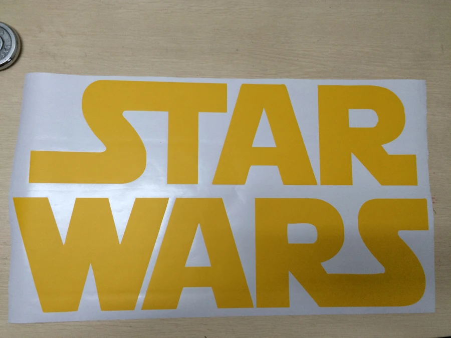 Large Star Wars Starwars Logo Childrens Bedroom Wall Mural