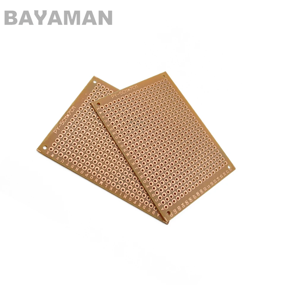 

10pcs New 5x7cm Prototype Paper Copper PCB Universal Experiment Matrix Circuit Board for DIY Multicopter Drones