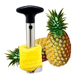 Creative Kitchen Accessories Stainless Steel Pineapple Peeler Pineapple Slicers Fruit Knife Cutter