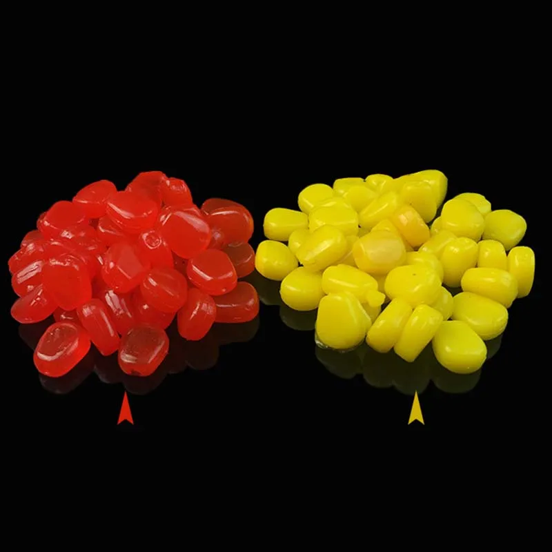 

50 Pcs Corn Fishing Lure Smell Carp Silicone Soft Plastic Bait Tackle Floating Lures China Accessories Fish Artificial Set Pond