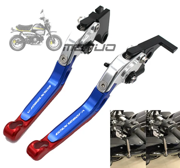 

For SUZUKI GSX1250 F/SA/ABS GSX1250FA GSX 1250 FA 2010-2016 Motorcycle Folding Extendable Brake Clutch Levers 17 Colors