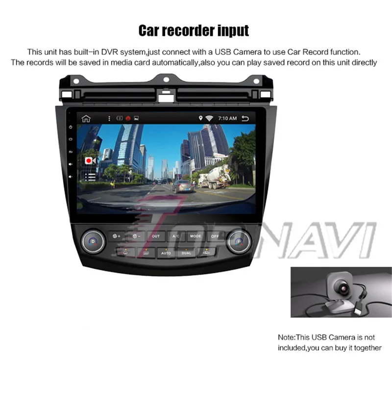 2 din android For Honda Accord 2005