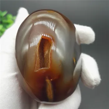 

Natural Stone Red Agate With Hole Chakra Healing Reiki Stone Carving Crafts From Madagascar Home Decoration Children Collection