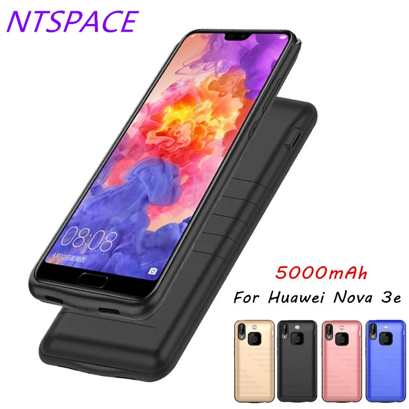 

External Power Bank Cover 5000mAh New Fashion Portable Battery Charger Case For Huawei Nova 3e Backup Battery Charger Case