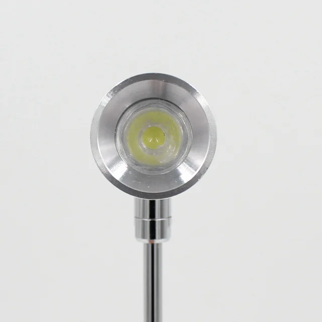 

Free shipping 4PCS 3W dimmable LED Pole Light white DC12V input low vottage LED spotlight for showcase jewelry watch mobile