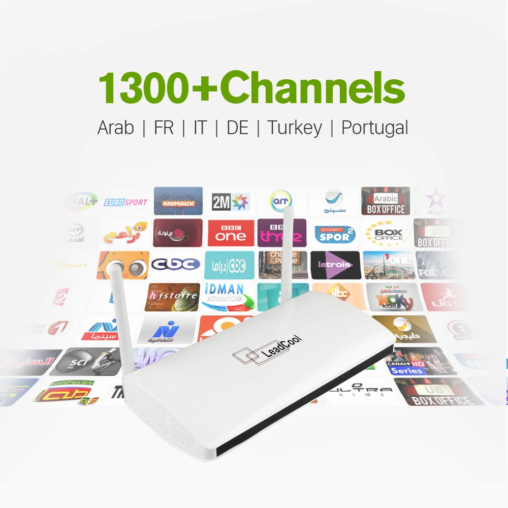 HD stb Quad Core Android Smart TV Box 1300+ Arabic IPTV account Subscription qhdtv Channels French iptv Set Top Box Media Player