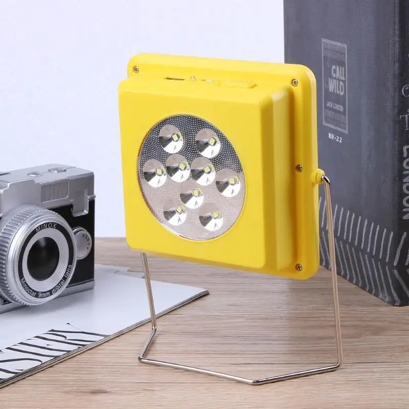 

LED Light Portable Phone Solar Charger Universal Extern Battery Solar Power Bank LED Lamp