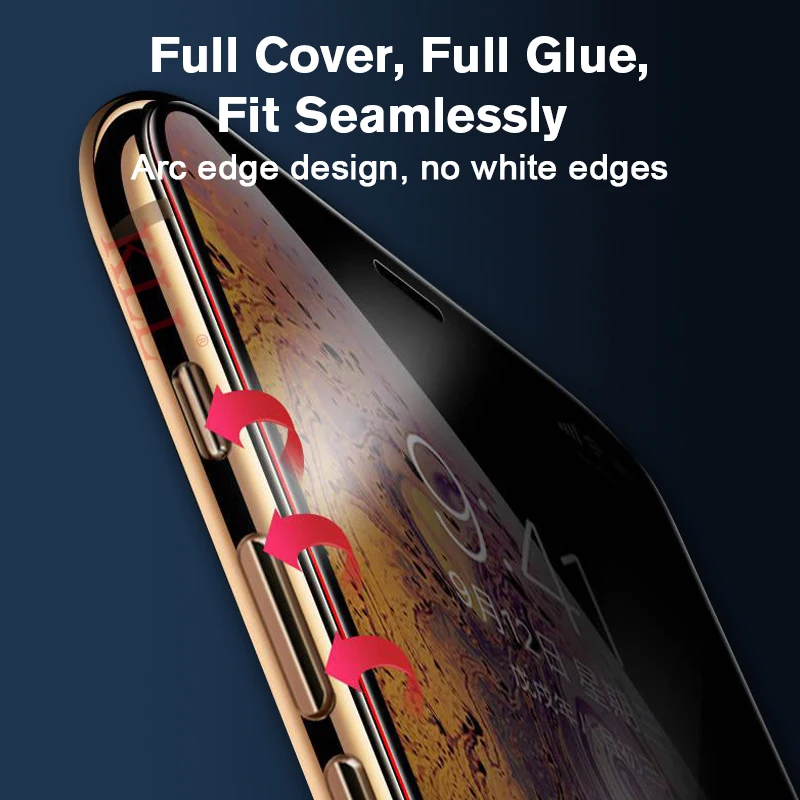Полностью клеящаяся Мягкая Керамическая пленка для iPhone XS MAX X XR 9H полное покрытие