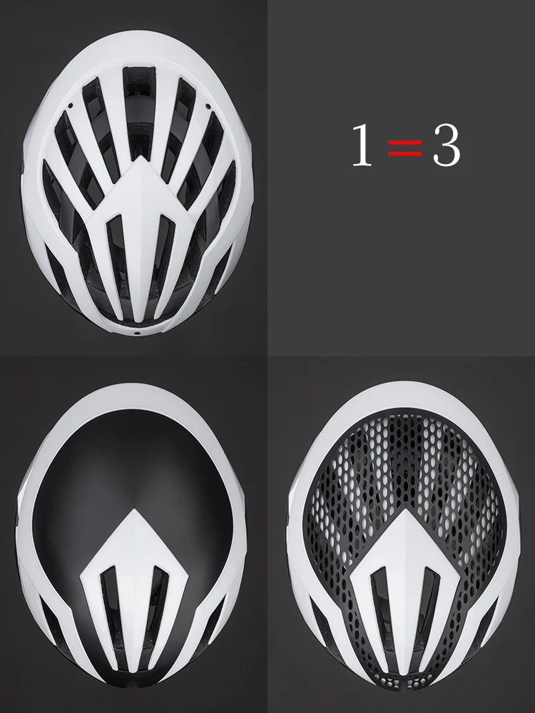 ROCKBROS велосипедный шлем EPS светоотражающий дорожный велосипедный шлем 3 в 1 MTB дорожный велосипедный мужской защитный светильник велосипедный шлем