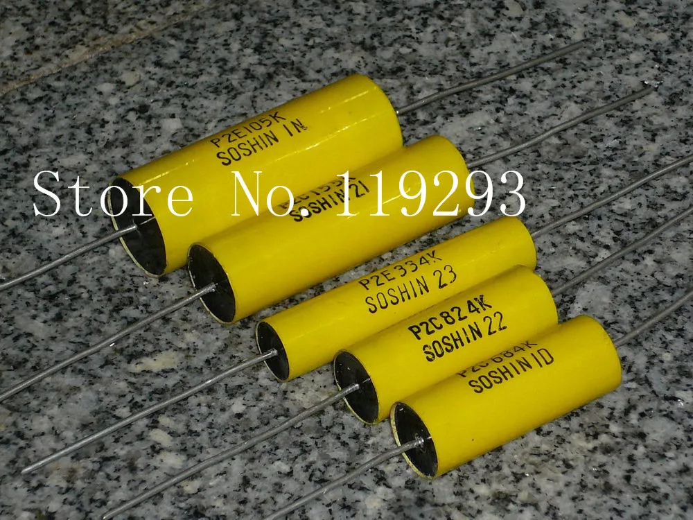 

[BELLA]SOSHIN tinfoil axial P2E 155K 1.5UF 155J top divider with a large blister foot current--5pcs/lot