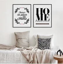Black White Motivational Quote Large Poster Print Minimalist Picture Canvas Painting No Frame Nordic Home Decor Wall Art Gift