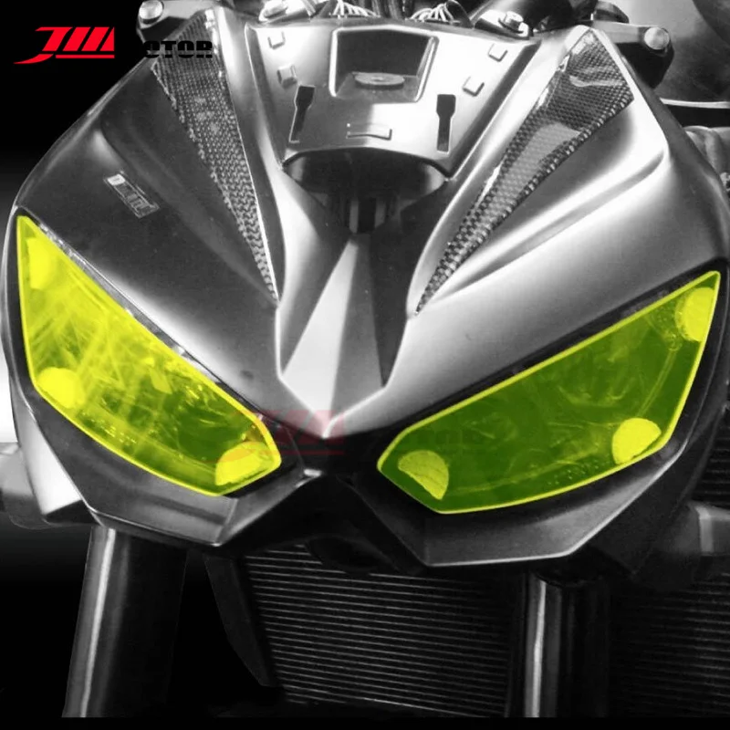 Motorcycle Acrylic Headlight Screen Protective Cover For Kawasaki Z1000