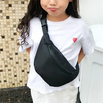 

2018 belt bag boys and girls Solid pocket fashion waist wild bag mini baby shoulder fanny pack chest bag for children kid #40B
