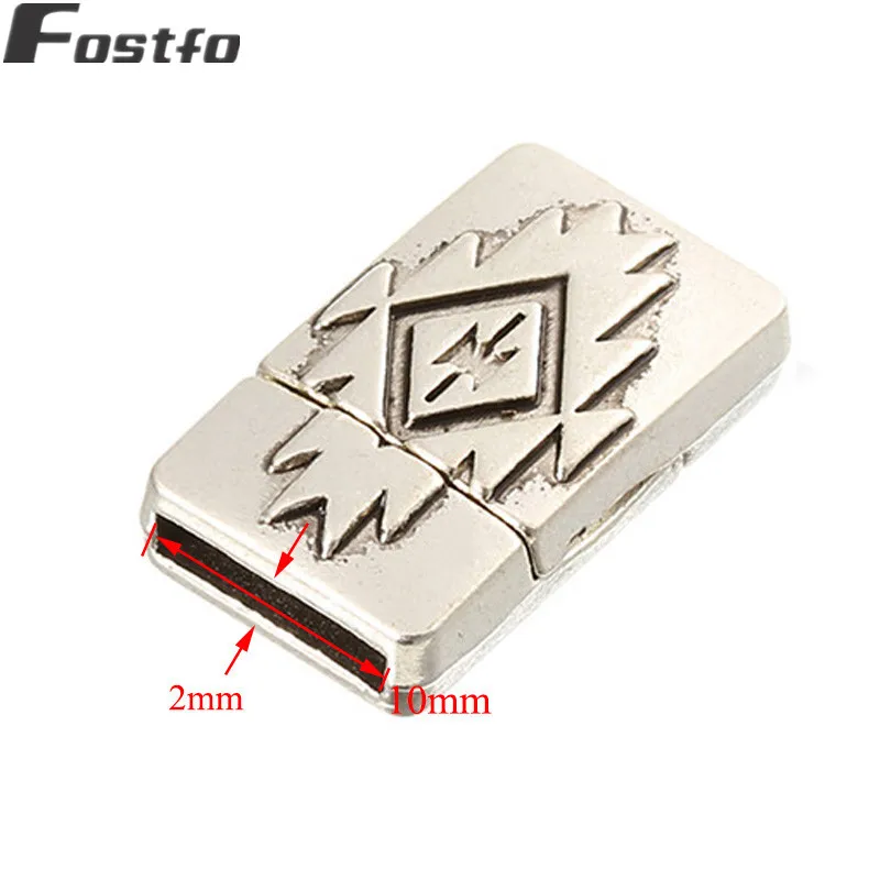 LINSOIR-5pcs-Magnetic-Clasps-Fit-10-2mm-Flat-Leather-Bracelet-Antique-Bronze-Color-Connectors-For-Diy