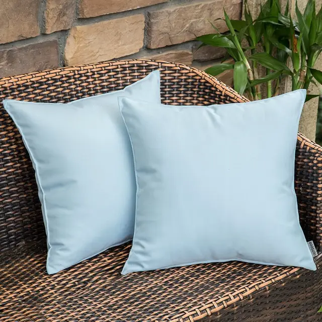 Decorative Outdoor Waterproof Pillow Cover Square Garden Cushion Case