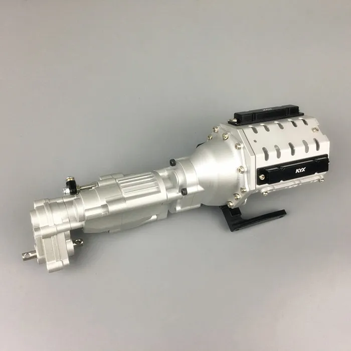 Сверхмощная двухскоростная коробка передач V8 kYX CNC для Axial SCX10 II AX90046|Детали и