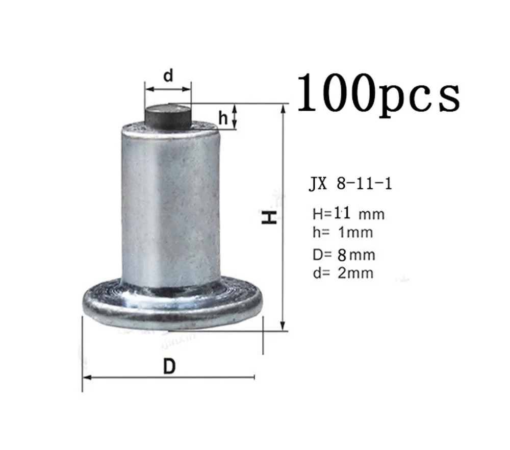 Универсальный 100 шт./лот автомобильные шины Шпильки Шипы колеса 8x11 мм цепь противоскольжения для передних и задних фонарей для грузовиков шины для мотоциклов зимняя