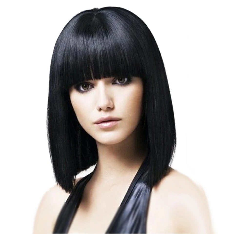 Aliexpress Com Buy Short Black Bob Wig Cheap Hair Wigs For Black