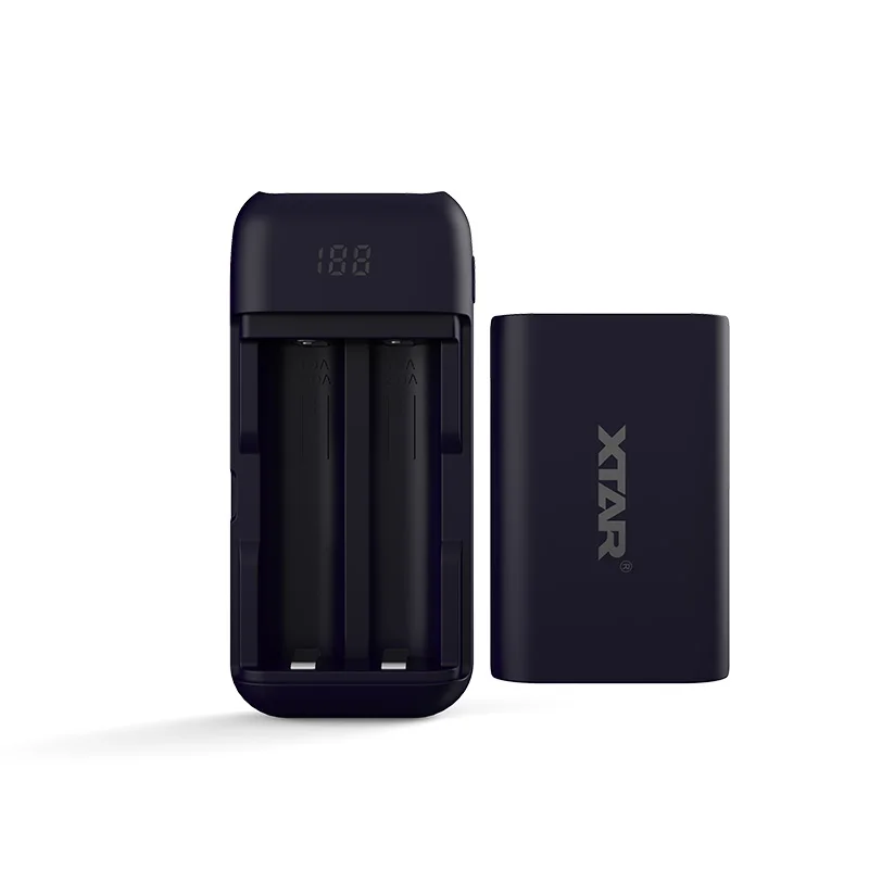 XTAR 18650 power Bank зарядное устройство PB2 3,6 В/3,7 в li-ion/IMR/INR/ICR 18650 портативный USB светодиодный аккумулятор зарядное устройство DIY power Bank