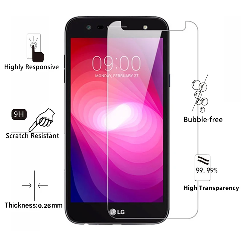 2-5D-Tempered-Glass-for-LG-X-Power-2-9H-High-Quality-Explosion-proof-Protective-Film