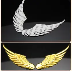 Металлические крылья стерео металлические крылья автомобиля 3D ястреб для личного автомобиля паста царапины декоративные элементы для
