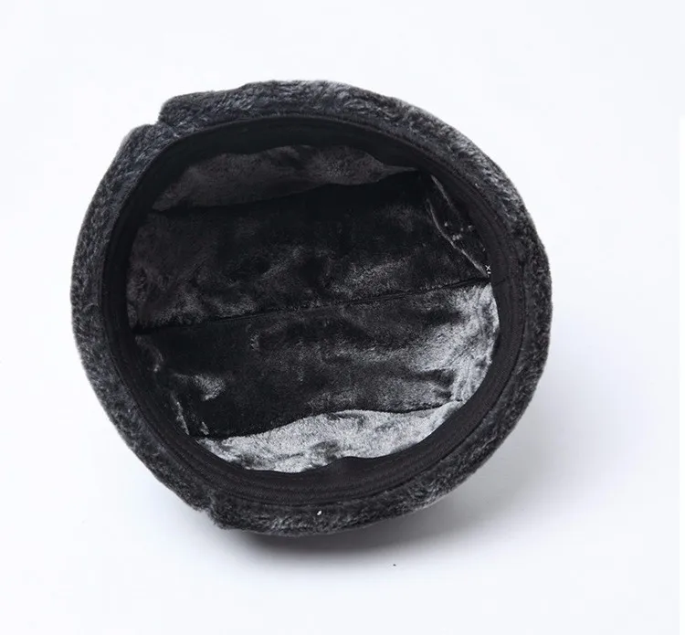 white camo bomber hat RY0202 Winter Genuine Leather Faux Fur Bomber Hat For Man Male Cold Outdoor Ear-cap Warm Ride Motocycling Russian Caps leather bomber hats