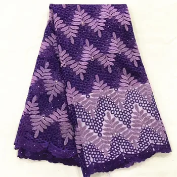 

african lace fabric For Dress nigerian lace fabric 2019 high quality lace with stones tulle lace fabric for wedding