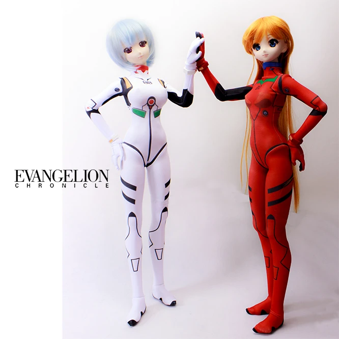 

1/3 SD DD slim BJD Doll cloth EVA cos Ayanami ReiAsuka Asuka Langley Soryu cosplay costume for BJD Doll