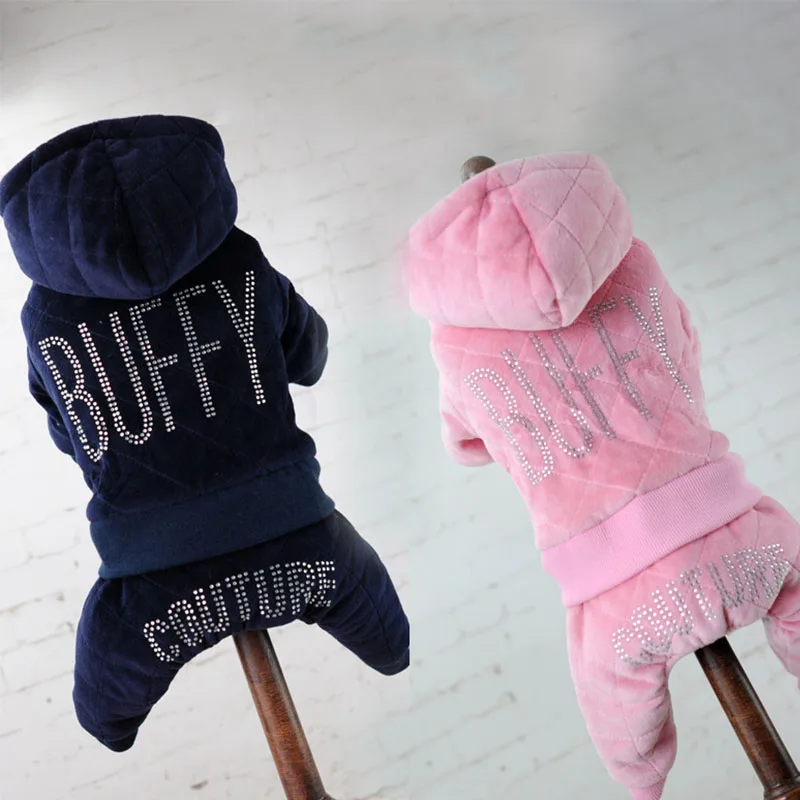 

Winter Warm Dog Clothes for Small Dogs Jumpsuit for Chihuahua Overalls for Yorkshire Pet Puppy Costume Soft Rompers for Dog XXL