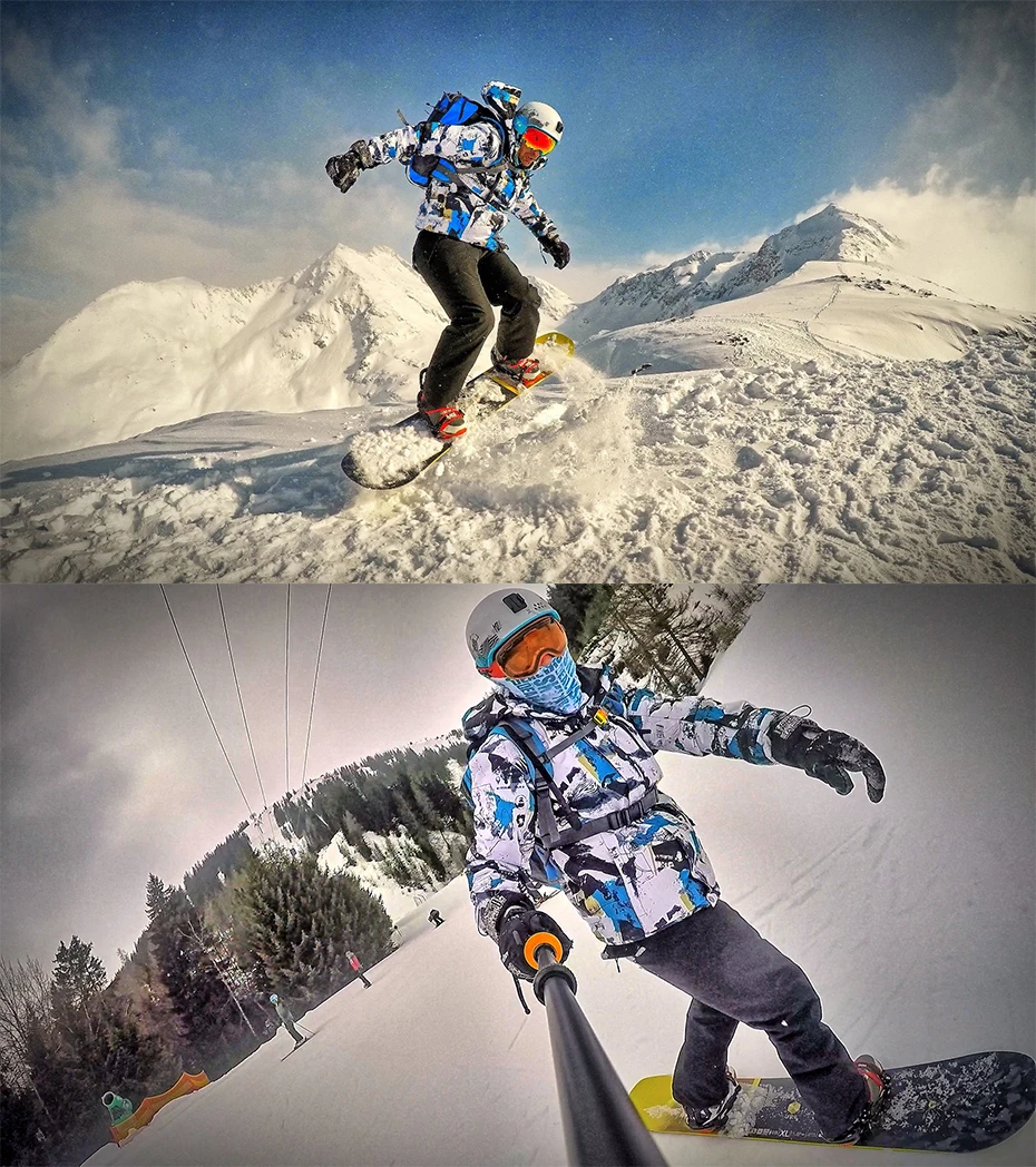 Лыжный костюм для мужчин; Новинка; зимняя ветрозащитная Водонепроницаемая теплая зимняя куртка и брюки; одежда для катания на лыжах и сноуборде; Брендовые костюмы