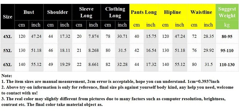 pyjamas set size