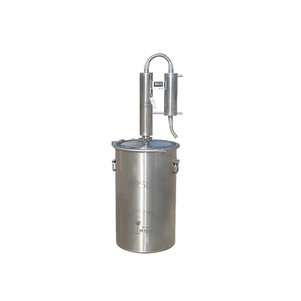 Stainless Steel 35L Moonshine Distiller Alcohol Home Wine Distilling Machine Vodka Whisky Brandy