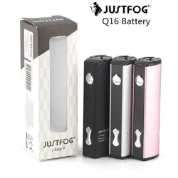 10 шт./лот JUSTFOG Q16 Батарея 900 мАч поле Mod сменный для JUSTFOG Q16 комплект J легко 9 vv Батарея Vape ручка черный, розовый серебряный