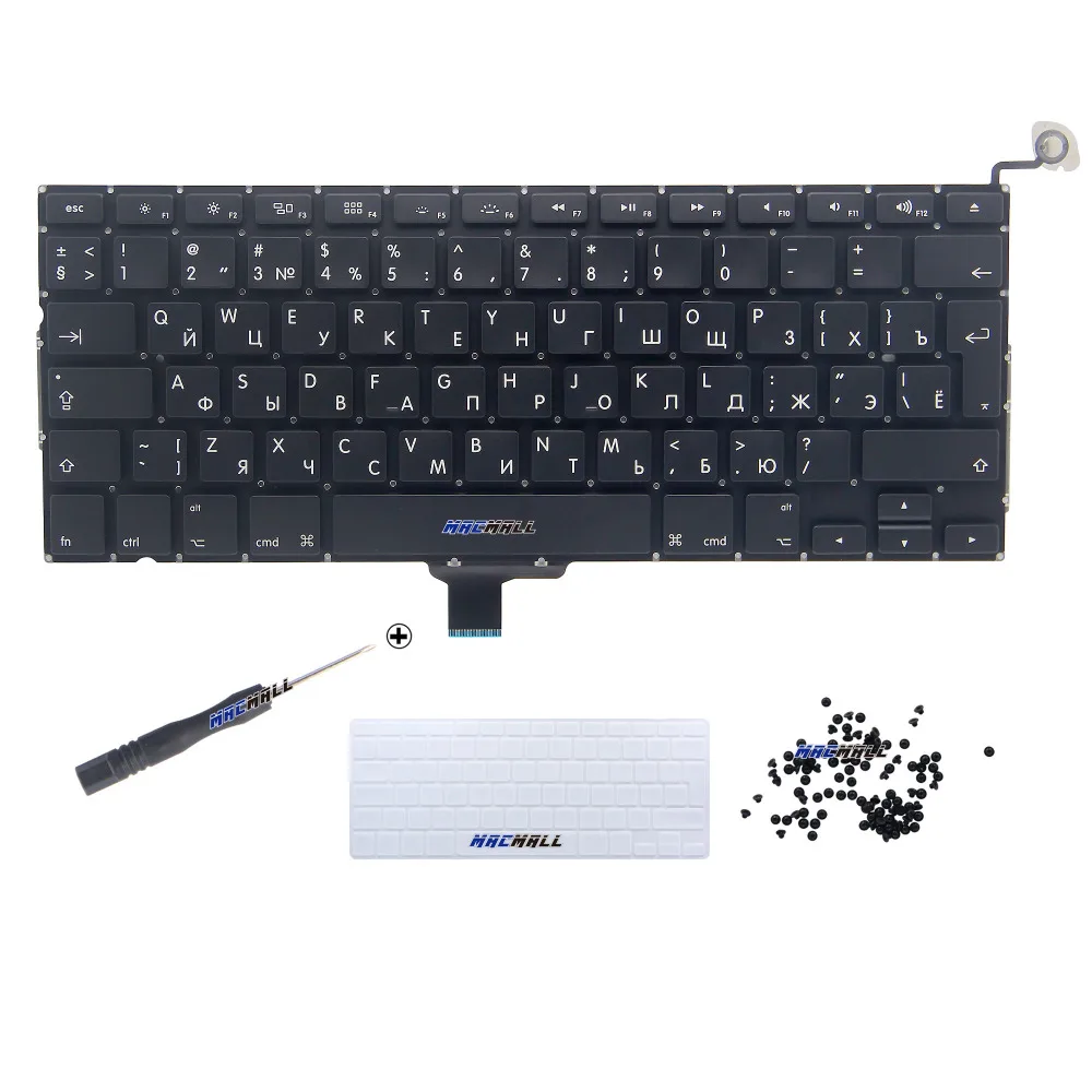

New A1278 RU Russian Keyboard Fits Macbook Pro 13" A1278 MC700 MC724 MD313 MD314 MC102 MB990 KEYBOARD 2009-2015 YEAR