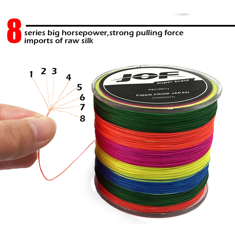 PE плетеная леска 8 нитей 500 м Multifilament веревка peche carpe Wire 15 20 30 40 50 60 80LB|fishing lines 8|fishing line
