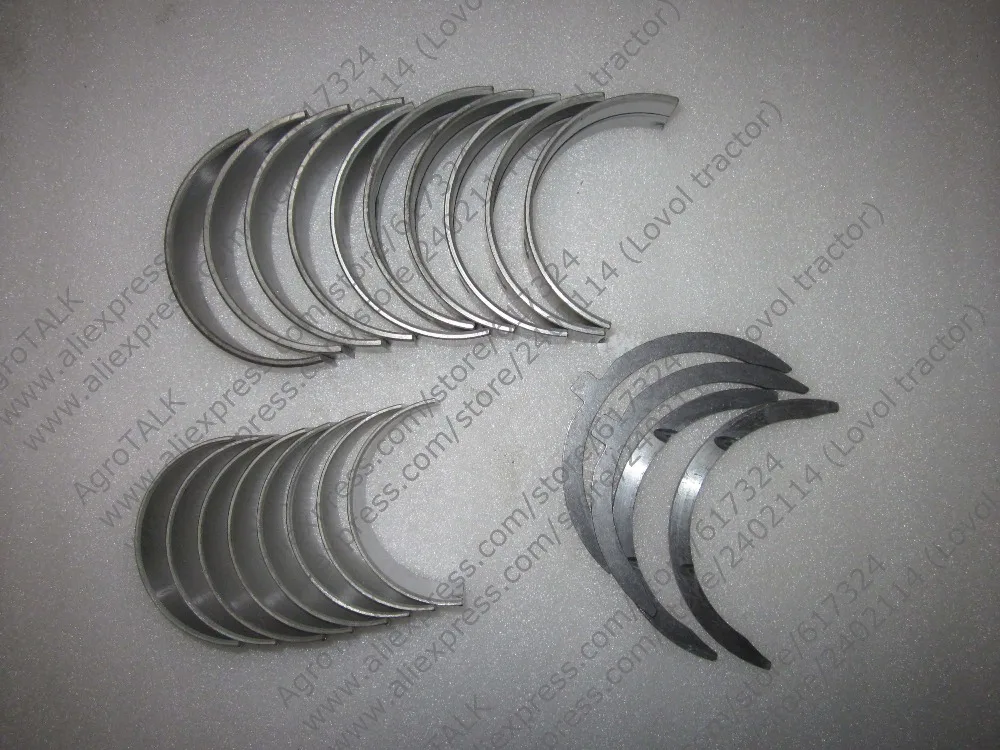 Quanchai QC4105T parts, the set main bearing, connecting rod bearing and thrust rings apex automobile parts abs323 rear main bearing seal set