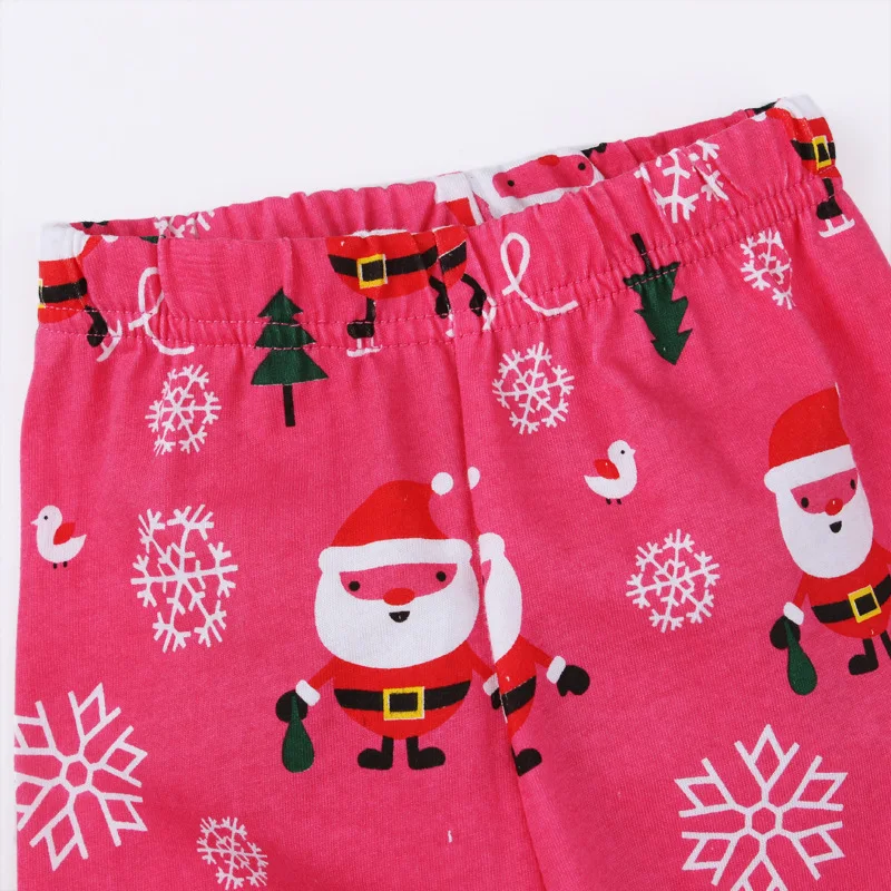 Рождественские пижамы для девочек комплекты одежды для маленьких девочек от 2 до 7 лет пижама для мальчиков детская пижама пижамный комплект для маленьких мальчиков