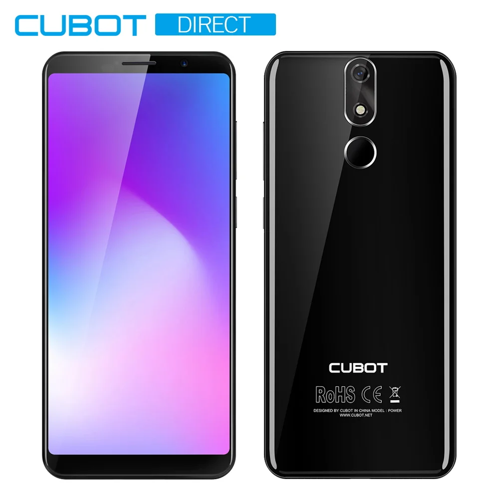 

Cubot Power Smartphone 16.0MP 6P lens Type-C 6000mAh Helio P23 Octa Core 6GB RAM 128GB ROM 5.99" FHD+ Android 8.1 Telephone 4G