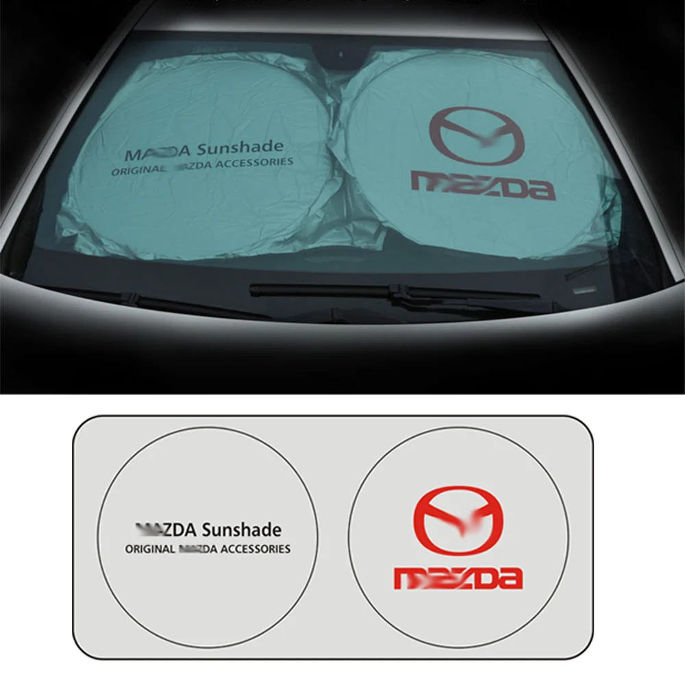 Солнцезащитный дисплей на лобовое стекло автомобиля, защита от солнца Шад для Mazda 2, 3, 5, 6, 8, CX-3 CX-5 CX-7 CX-6 Premacy Atenza Axela RX8 A8 RX-8 CX9 CX-9 аксессуары