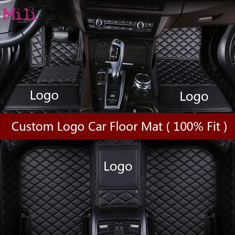 

Mili Logo Car Floor Mats For Q1 A6l R8 Q3 Q5 Q7 S4 S5 S8 Rs Tt Quattro A1 A2 A3 A4 A5 A6 A7 A8 automobile carpet cover