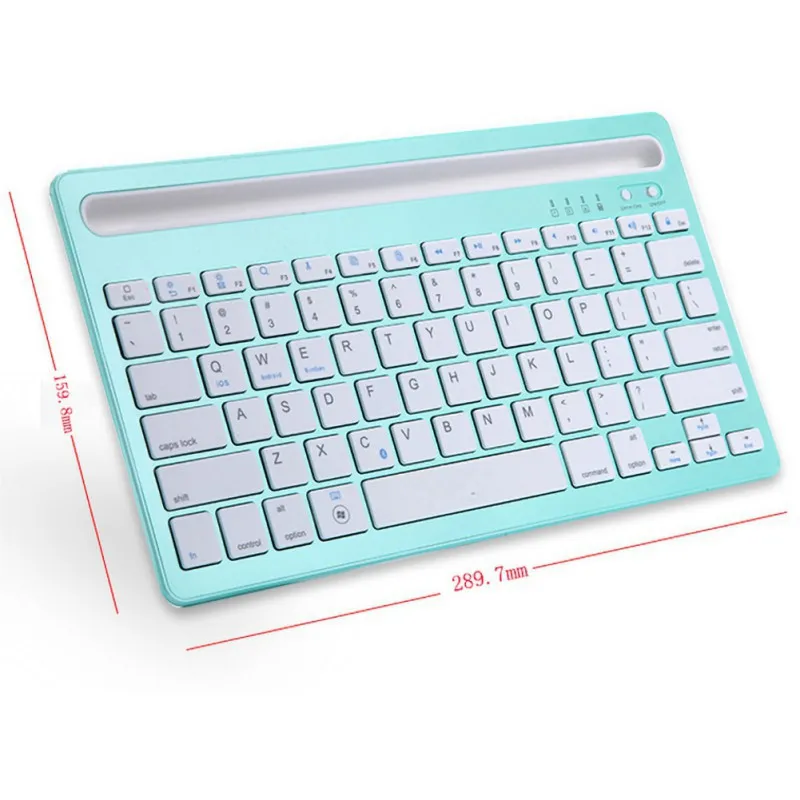 

Mini Keyboard Multi-device Rechargeable Bluetooth Keyboard 2 Devices Switch Wireless Bluetooth Keyboards Three Colors