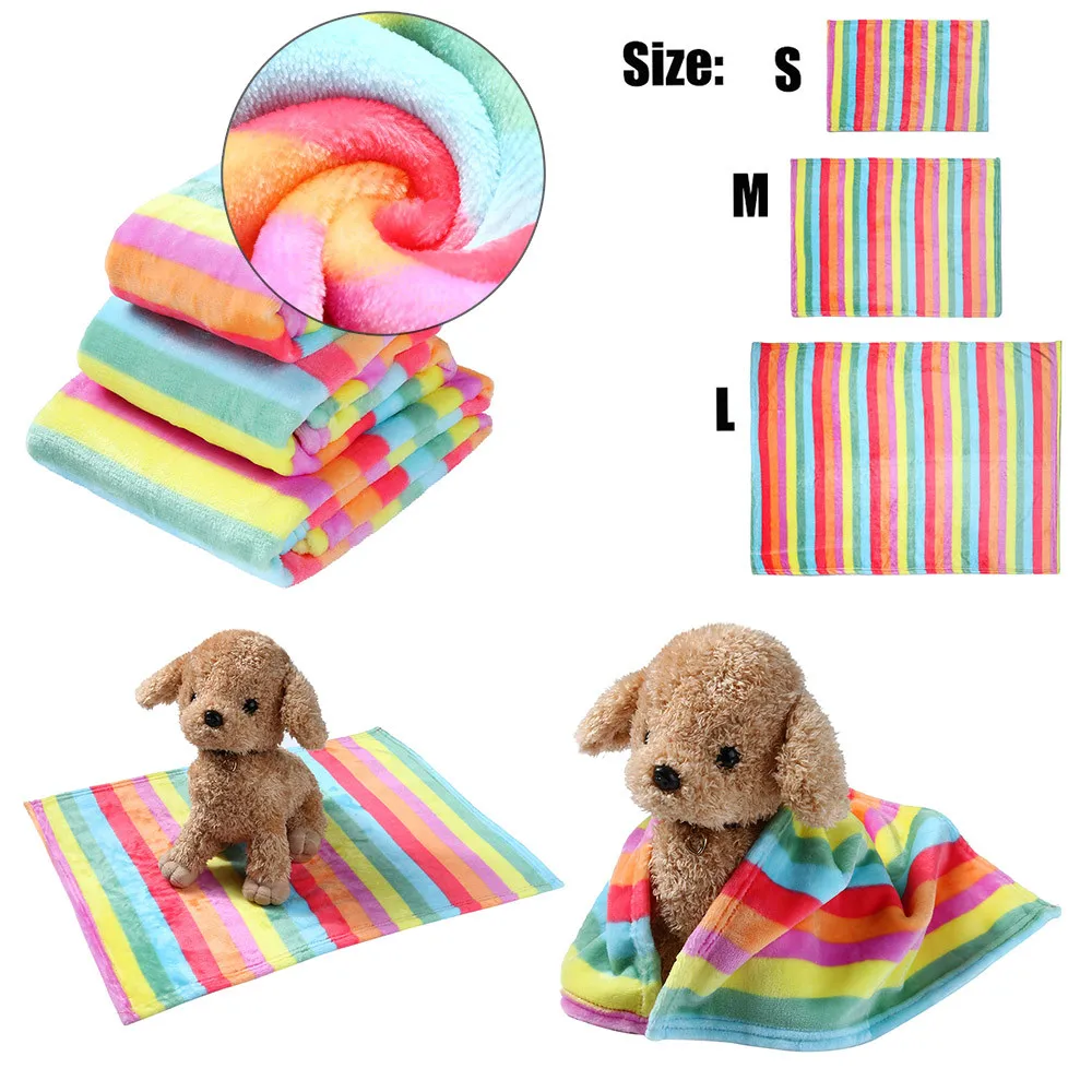 

ISHOWTIENDA Pet Dog Cat Bed Dog Cat Rest Blanket Breathable Pet Cushion Soft Warm Sleep Mat