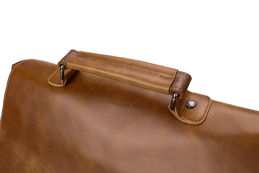 Брендовые Кожаные мужские сумки в трех коробках, деловой портфель, винтажная сумка через плечо, мужская сумка-мессенджер, кожаная офисная Сумка-тоут A4