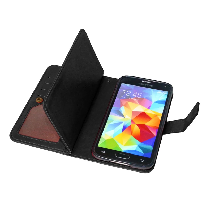HATOLY для samsung Galaxy S5 кожаный чехол i9600 флип чехол-бумажник для samsung S5 Мягкий Резиновый чехол держатель для карт сумка для мобильного телефона <