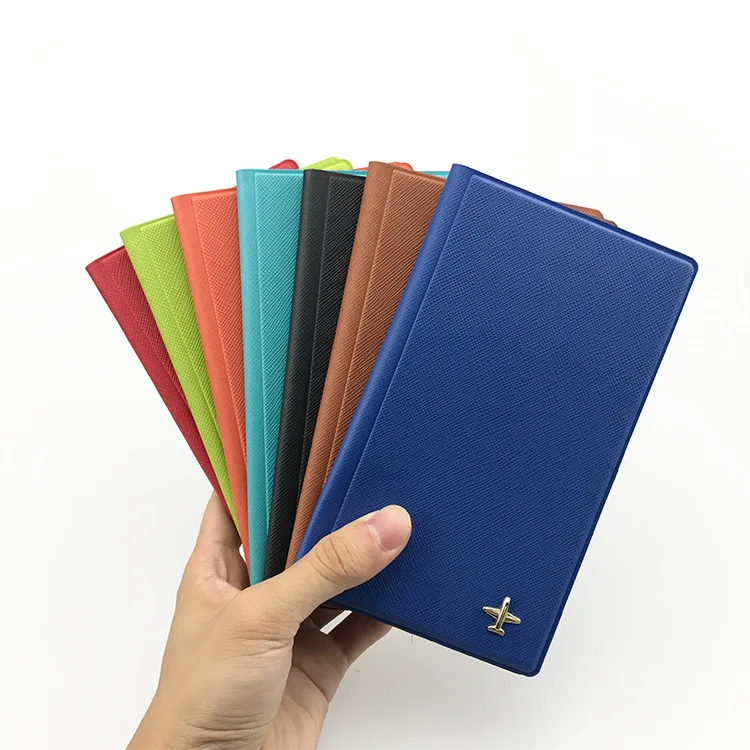 

2019 Travel Business Solid Pu Leather Long Passport Cover Men Credit Card Holder Case Driver License Tickets Wallet Coin Bag