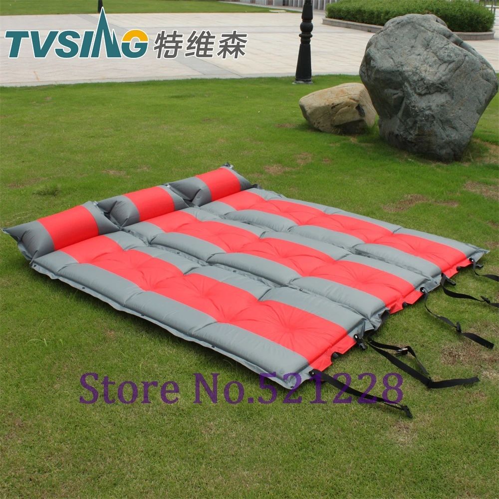 

1 person automatic inflatable mattress travel hiking cushion mat outdoor camping tent cycling moisture-proof BBQ pad